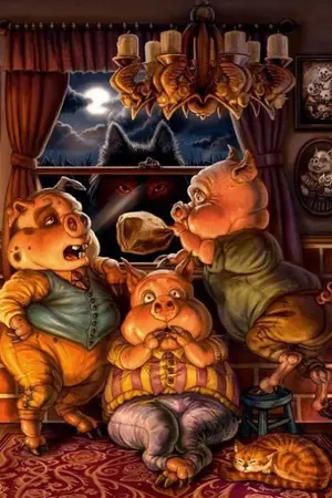 ปกนิยาย “ลูกหมูสามตัว: ผจญภัยในห้วงอวกาศ” END