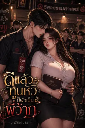 ปกนิยาย ดีแล้วทูนหัว มีผัวเป็นพี่ว้าก