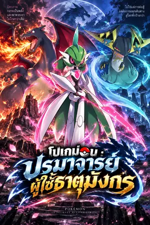 ปกนิยาย โปเกม่อน : ปรมาจารย์ผู้ใช้ธาตุมังกร