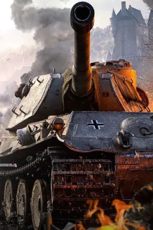 ปกนิยาย เมื่อแก๊งคนเล่นเกมส์รถถังทะลุมิติไปต่างโลก