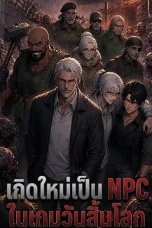 ปกนิยาย เกิดใหม่เป็น NPC ในเกมวันสิ้นโลก