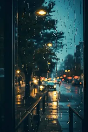 ปกนิยาย ในวันฝนตกมีแค่ฉันกับเขา