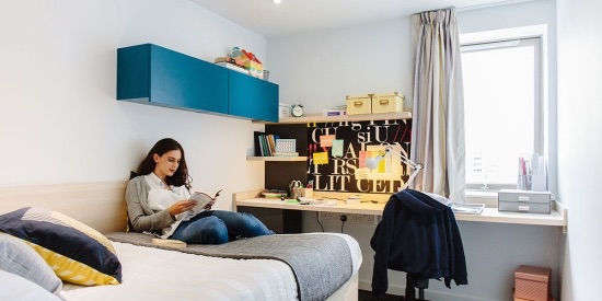 ห้องพักแบบ En-suite ในหอ CitySide ของมหา’ลัย