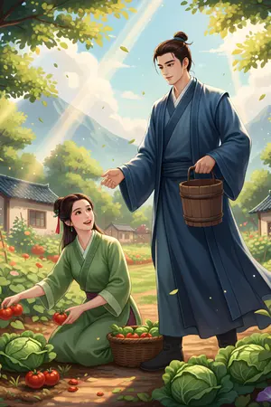 ปกนิยาย สามีจ๋าภรรยาผู้นี้จะหาเลี้ยงท่านเอง