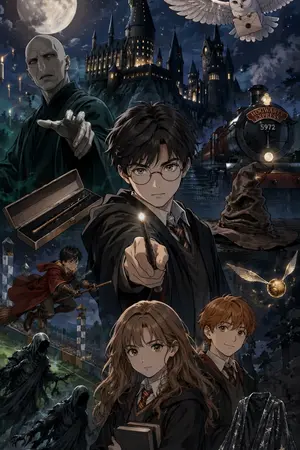 ปกนิยาย Fanfic Harry Potter หมุษย์หมาป่า