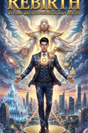 ปกนิยาย พรจากพระผู้สร้างกับการเริ่มต้นใหม่ของราชาธุรกิจ