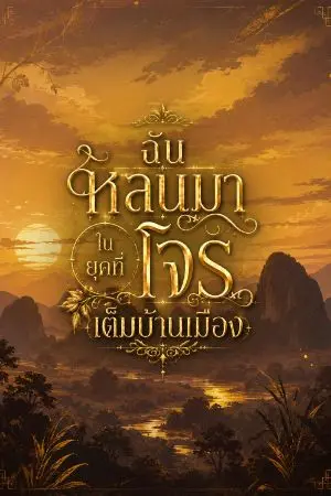 ปกนิยาย ฉันหล่นมาในยุคที่โจรเต็มบ้านเมือง
