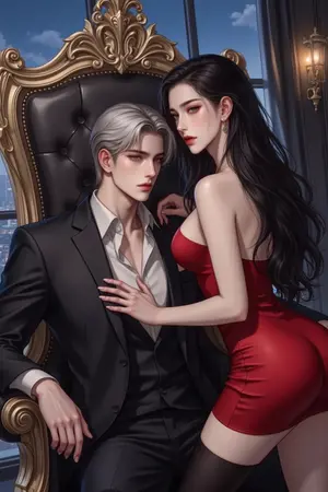 ปกนิยาย นางร้ายจะ(ไม่)ขอรัก