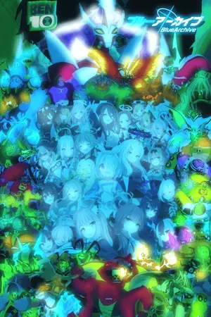 ปกนิยาย Ben 10 x Blue Archive: Guardian of Kivotos