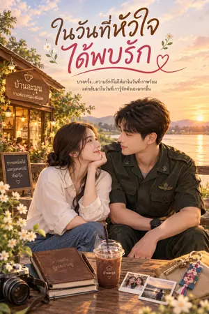 ปกนิยาย ในวันที่หัวใจได้พบรัก