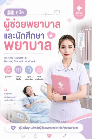 ปกนิยาย คู่มือผู้ช่วยพยาบาลและนักศึกษาพยาบาล🏥
