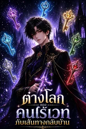 ปกนิยาย ต่างโลกของคนไร้เวท กับเส้นทางกลับบ้าน