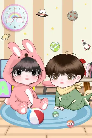 ปกนิยาย เกิดใหม่เป็นแฝดพี่ที่มาพร้อมภารกิจปกป้องรอยยิ้มของครอบครัว (Mpreg)