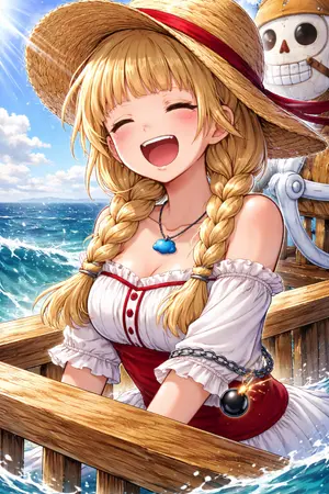 ปกนิยาย 〖 Fic One Piece 〗♚ MY TREASURE หัวใจของหมวกฟาง [ปิดเนื้อหาRewrite]