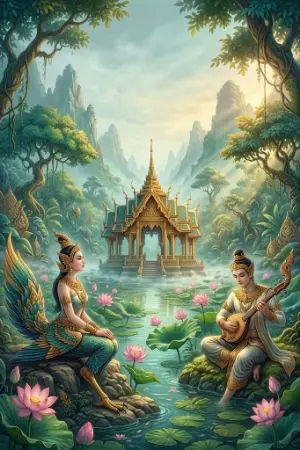 ปกนิยาย แดนหิมพานต์