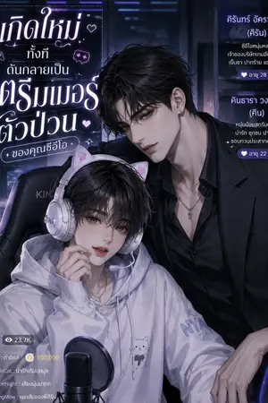 ปกนิยาย เกิดใหม่ทั้งที ดันกลายเป็นสตรีมเมอร์ตัวป่วนของคุณซีอีโอ