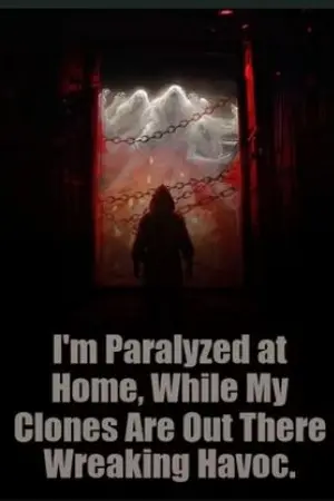 ปกนิยาย ฉันเป็นอัมพาตที่บ้าน ในขณะที่โคลนของฉันกำลังสร้างความหายนะ