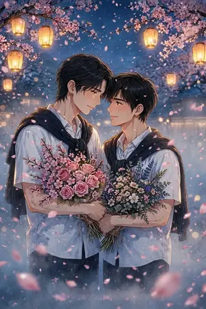 ปกนิยาย ช่อสุดท้ายของฤดูรัก