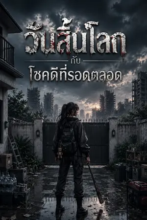 ปกนิยาย วันสิ้นโลกกับโชคดีที่รอดตลอด