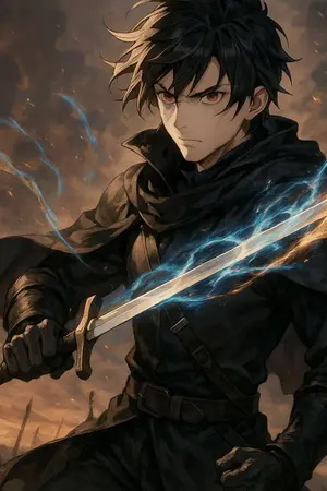 ปกนิยาย นักดาบไร้เวทที่ผ่าโลกเวทมนตร์ด้วยคมดาบเพียงหนึ่งเดียว