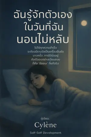 ปกนิยาย ฉันรู้จักตัวเองในวันที่ฉันนอนไม่หลับ