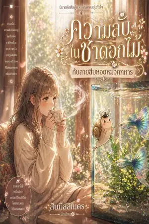 ปกนิยาย "ความลับในชาดอกไม้ กับสายสืบหอยหมวกทหาร"