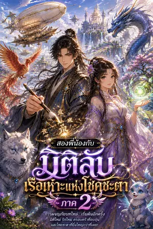 ปกนิยาย สองพี่น้องกับมิติลับเรือเหาะแห่งโชคชะตา ภาค2