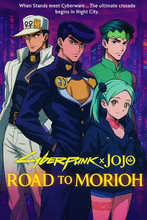 ปกนิยาย Jojo X cyberpunk edgerunner
