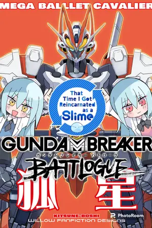 ปกนิยาย Gundam Breaker x KamenRider & Tensei Shitara Slime Datta Ken : นี่คือเรื่องราวใหม่ที่จะไปสุดขอบจักรวาล