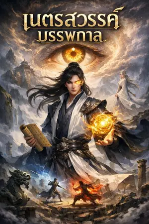 ปกนิยาย เนตรสวรรค์บรรพกาล