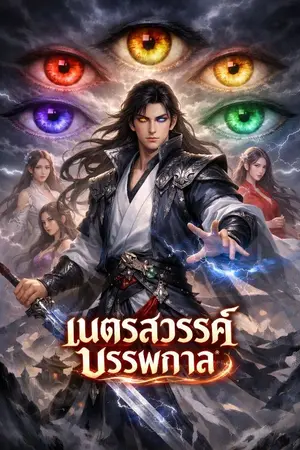 ปกนิยาย เนตรสวรรค์บรรพกาล