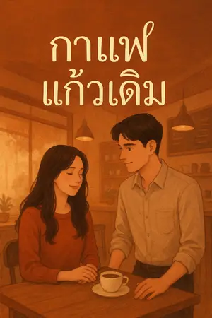 ปกนิยาย กาแฟแก้วเดิม