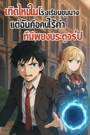 ปกนิยาย เกิดใหม่ในโรงเรียนขุนนาง แต่ฉันคือคนไร้ค่าที่มีเพียงประตูวาร์ป