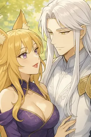 ปกนิยาย เทพหน้านิ่งกับจิ้งจอกขี้อ้อน