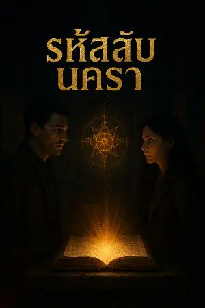 ปกนิยาย รหัสลับนครา