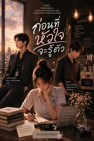 ปกนิยาย ก่อนที่หัวใจจะรู้ตัว