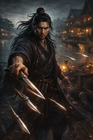 ปกนิยาย มีดบินไร้พ่าย