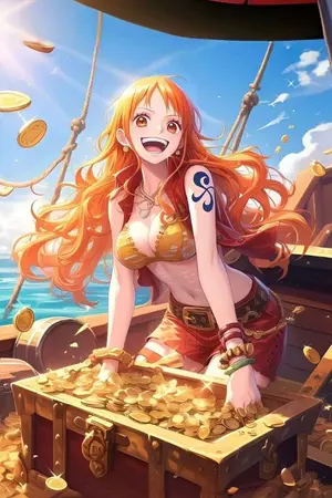 ปกนิยาย วันพีซ : การผจญภัยของกลุ่มโจรสลัดแมวขาว