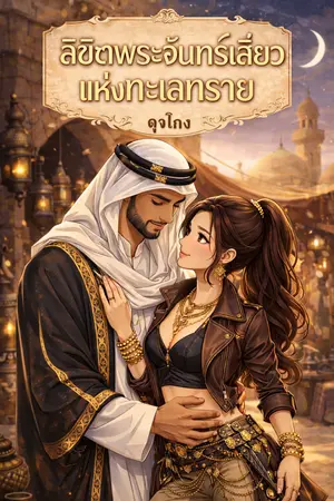 ปกนิยาย ลิขิตพระจันทร์เสี้ยวแห่งทะเลทราย