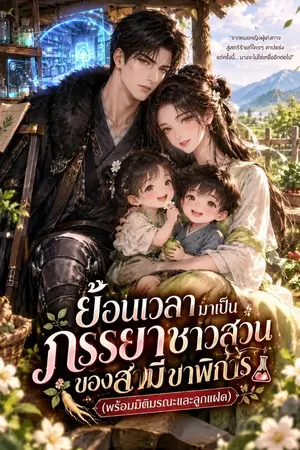 ปกนิยาย ย้อนเวลามาเป็นภรรยาชาวสวนของสามีขาพิการ (พร้อมมิติมรณะและลูกแฝด)