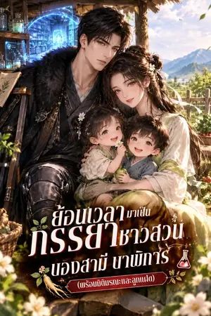 ปกนิยาย ย้อนเวลามาเป็นภรรยาชาวสวนของสามีขาพิการ (พร้อมมิติมรณะและลูกแฝด)