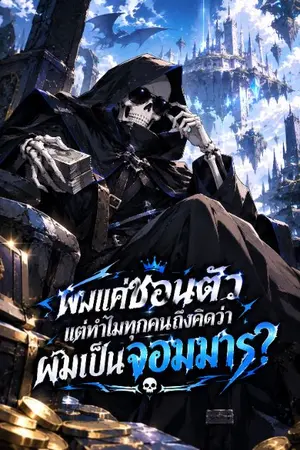 ปกนิยาย ผมแค่ซ่อนตัว แต่ทำไมทุกคนถึงคิดว่าผมเป็นจอมมาร?