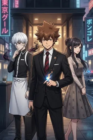 ปกนิยาย [Vongola x Tokyo Ghoul] เมื่อบอสวองโกเล่กลายเป็นพี่ชายของกูลตาเดียว