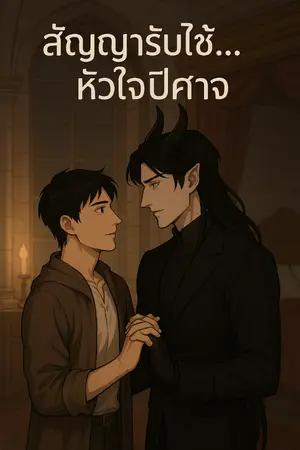 ปกนิยาย “สัญญารับใช้… หัวใจปีศาจ”