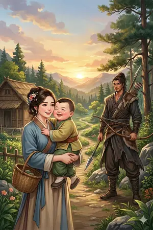 ปกนิยาย ทะลุมิติไปเป็นแม่ม่ายเศรษฐี สามีเก่าอย่าได้หวังจะคืนดี!