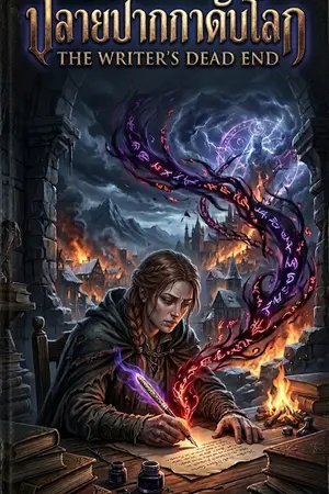 ปกนิยาย ปลายปากกาดับโลก (The Writer's Dead End)