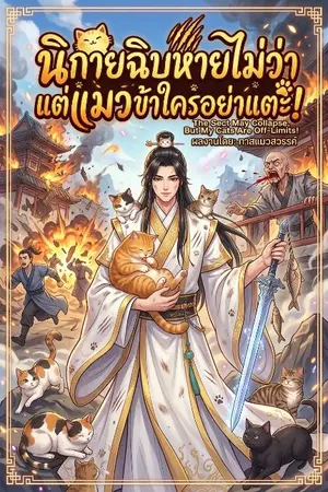 ปกนิยาย นิกายฉิบหายไม่ว่า แต่แมวข้าใครอย่าแตะ!