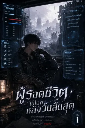 ปกนิยาย เมื่อโลกเข้าสู่โหมดเอาชีวิตรอด ผมได้เครื่องจำลองบุคลากรแรงก์ D