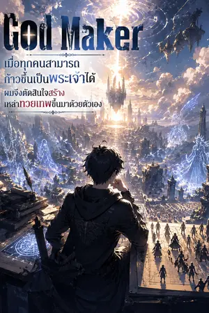 ปกนิยาย God Maker : เมื่อทุกคนสามารถก้าวขึ้นเป็นพระเจ้าได้ ผมจึงตัดสินใจสร้างเหล่าทวยเทพขึ้นมาด้วยตัวเอง