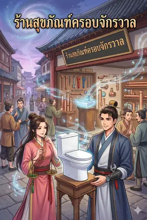 ปกนิยาย ร้านสุขภัณฑ์ครอบจักรวาล